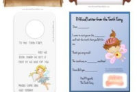 Tooth Fairy Letter | Free Printable in Fresh Tooth Fairy Certificate Template Free