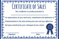 Top Seller Certificate Templates: 10 Free Amazing with regard to Best Sales Certificate Template