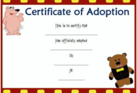 Toy Adoption Certificate Template : 13+ Free Word Templates intended for Toy Adoption Certificate Template