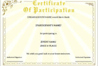 Training Certificate Template For Pages | Free Iwork Templates inside Pages Certificate Templates