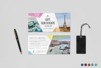 Travel Gift Certificate Template | Certificate Templates with regard to Gift Certificate Template Indesign