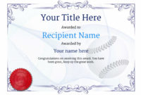 Use Free Baseball Certificate Templates -Awardbox regarding Baseball Achievement Certificates