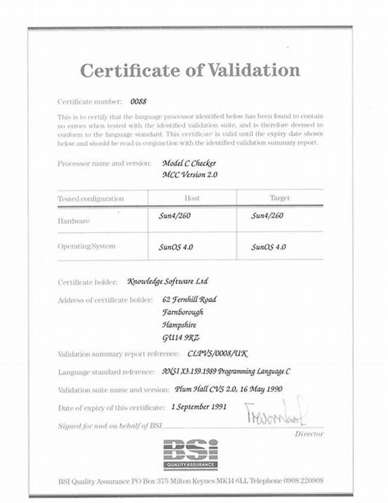 Validation Certificate Template In 2020 | Certificate regarding New Validation Certificate Template