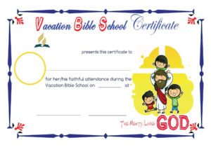 Vbs Sample Certificates | School Certificates, Vacation within Free Vbs Certificate Templates