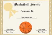 Vector-Printable-Basketball-Award-Certificate-Template pertaining to Best 7 Basketball Achievement Certificate Editable Templates