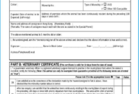 Veterinary Health Certificate Template (3) – Templates throughout Rabies Vaccine Certificate Template