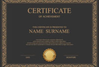 Vintage Frame Certificate Template Vectors 02 Free Download for Commemorative Certificate Template