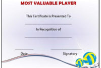 Volleyball Mvp Award Template | Award Template, Templates pertaining to New Mvp Award Certificate Templates Free Download
