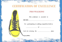 Walking Certificate Templates (10) – Templates Example regarding Walking Certificate Templates