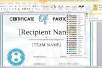 Word 2013 Certificate Template In 2020 | Certificate Of in Fresh Word 2013 Certificate Template