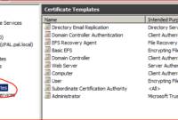 Working With Active Directory Certificate Service Via C# inside Fresh Active Directory Certificate Templates