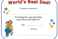World'S Best Dad Certificate Template Download Printable Pdf inside Fresh Best Dad Certificate Template