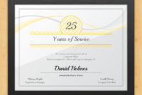 Years Of Service Certificate – Longevityaward Hut with Certificate For Years Of Service Template