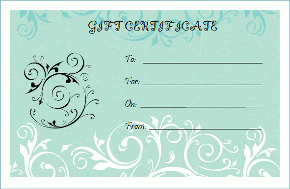 Yoga Gift Certificate Template Free (1) - Templates Example for Best Yoga Gift Certificate Template Free