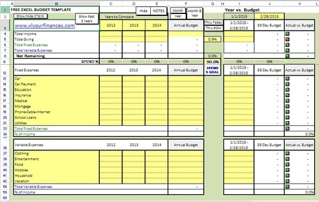 10 Free Household Budget Spreadsheets For 2020 | Budget throughout Quality Free Small Business Budget Template Excel