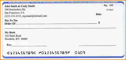 10+ Payroll Check Printing Template | Secure Paystub in New Blank Business Check Template