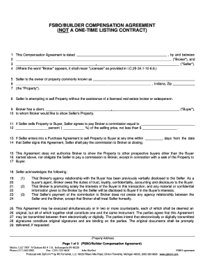 15 Printable Agency Agreement Real Estate Forms And in Real Estate Agent Business Plan Template Pdf