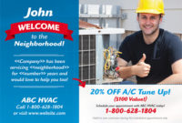 19 Brilliant Hvac Advertising & Marketing Direct Mail within Hvac Business Card Template