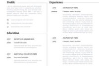 240 Best Resume Design & Layouts Images In 2020 | Resume within Unique Basic Business Website Template