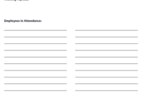 25 Printable Staff Meeting Agenda Template Forms pertaining to Simple Meeting Agenda Template