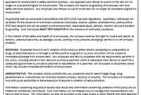 30 Best Drug And Alcohol Policy Template Images | Policy in Fresh Policies And Procedures Template For Small Business