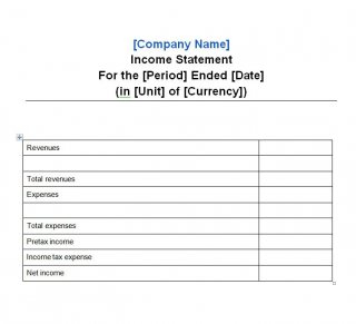 30+ Free Editable Income Statement Templates - Besty intended for New Financial Statement For Small Business Template