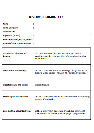 30+ Sample Training Plan Templates In Pdf | Ms Word with regard to Training Agenda Template