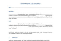 50+ Sample Business Contract Templates In Pdf | Ms Word with Sale Of Business Contract Template Free