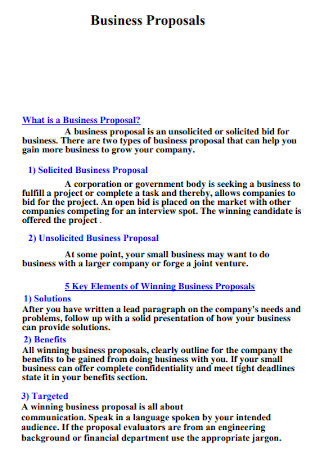 50+ Sample Business Proposal Templates In Pdf | Ms Word regarding Quality Business Partnership Proposal Template