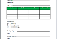 55+ Employee Vacation Request Form Templates » Excelshe pertaining to Best New Hire Business Case Template