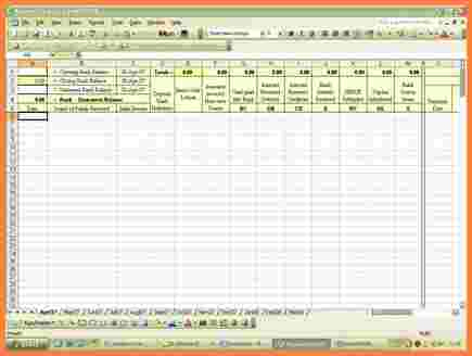 6+ Accounting Spreadsheet For Small Business | Excel throughout Business Accounts Excel Template