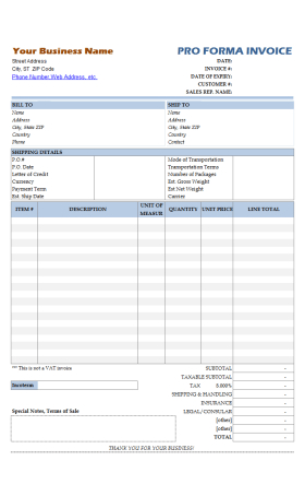 6-Column Invoice Templates with Business Invoice Template Uk