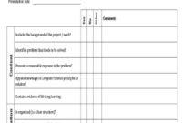 7 Printable Presentation Evaluation Form Pdf Templates intended for Presentation Evaluation Form Templates