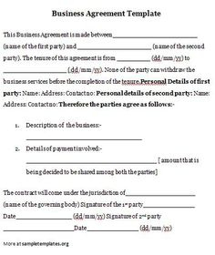 8 Agreement Samples Ideas | Agreement, Corporate Counsel within Best Business Plan Template Law Firm