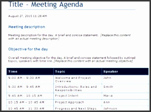 9 Free Meeting Agenda Template Microsoft Word in One On One Meeting Agenda Template Free