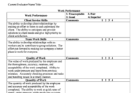 90 Day Evaluation Form – Fill Online, Printable, Fillable within Business Plan Template Reviews