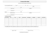 A Printable Bill Of Sale For Transactions Involving Cattle with Fresh Livestock Business Plan Template