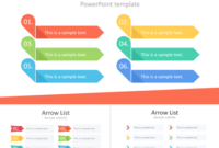Arrow List Powerpoint Template – Templateswise inside Music Business Plan Template Free Download
