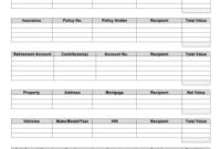 Asset Inventory Template within Business Value Assessment Template