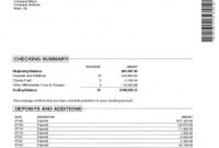 Bank Statement Template Download Free | Charlotte Clergy for Business Bank Reconciliation Template