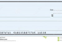Blank Business Check Template ~ Addictionary for Blank Business Check Template Word
