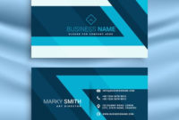 Blue Abstract Business Card Id Template – Download Free inside Photography Business Card Templates Free Download