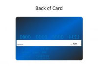Blue Credit Card Template regarding Business Card Powerpoint Templates Free
