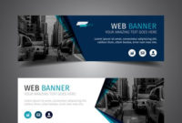 Blue Elegant Business Banner - Download Free Vectors for Fresh Professional Website Templates For Business