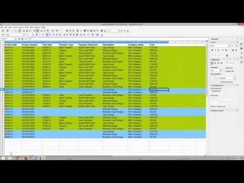 Bookkeeping For Small Business Tutorial Part 1 - Open in Excel Templates For Small Business Accounting