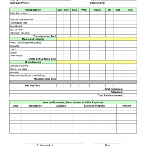 Business Expense Form | Charlotte Clergy Coalition intended for Free Excel Spreadsheet Templates For Small Business