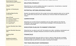 Business Plan Executive Summary Template ~ Addictionary for Executive Summary Of A Business Plan Template