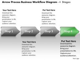 Business Powerpoint Templates Arrow Process Workflow in Unique Business Process Catalogue Template