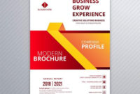 Business Professional Brochure Colorful Template Creative with Presentation Handout Template