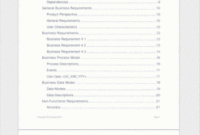 Business Requirements Template (Apple) – Templates, Forms pertaining to Example Business Requirements Document Template